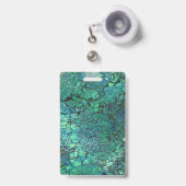 Zwarte Beren Blauw en Groen Badge (Voorzijde met uittrekbare clip)