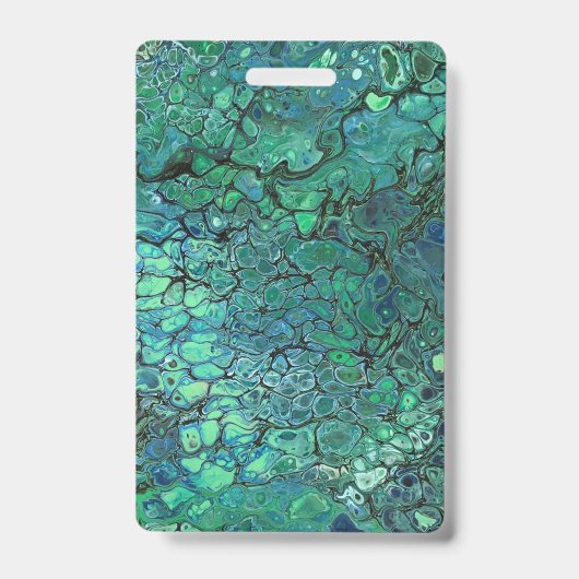 Zwarte Beren Blauw en Groen Badge (Voorzijde)