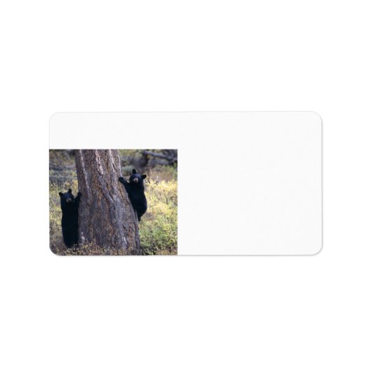 zwarte beren etiket (Voorkant)