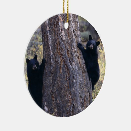 zwarte beren keramisch ornament (Rechts)