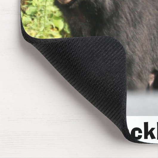 zwarte beren muismat (Hoek)