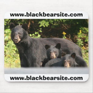 zwarte beren muismat