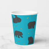 Zwarte Beren Papieren Bekers (Voorkant)