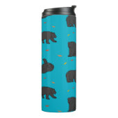 Zwarte Beren Thermosbeker (Gedraaid links)