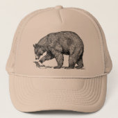Zwarte Beren Trucker Pet (Voorkant)