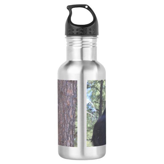 Zwarte Beren waterfles (Achterkant)