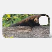 Zwarte berenjong in de lente Case-Mate iPhone case (Achterkant (horizontaal))