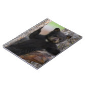 Zwarte berenwelp luiert notitieboek (Linkerzijde)