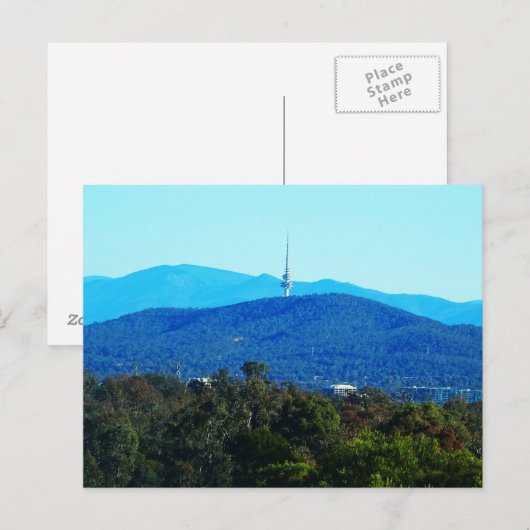 Zwarte Berg - Canberra Briefkaart (Voorkant / Achterkant)
