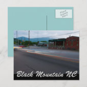 zwarte berg nc briefkaart (Voorkant / Achterkant)