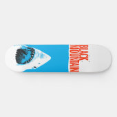Zwarte bergen - Schatbord voor haaienduik Persoonlijk Skateboard (Horizontaal)