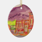 zwarte bergkunst keramisch ornament (Rechts)