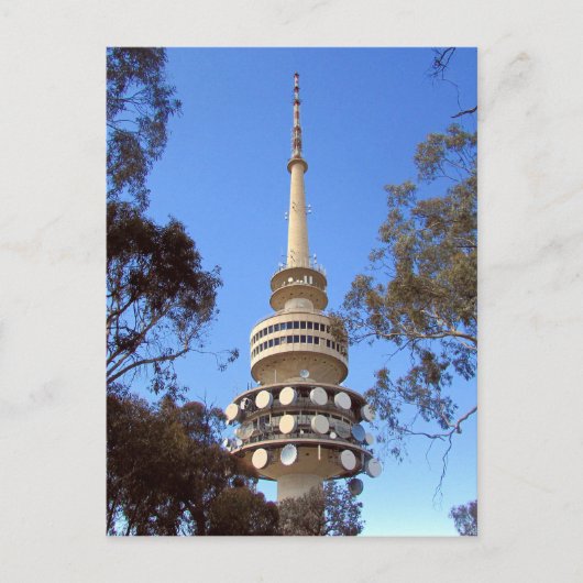 Zwarte bergtoren briefkaart (Voorkant)