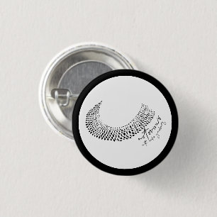 Zwarte beruchte RBG-vrouwen hebben gelijk Ronde Button 3,2 Cm
