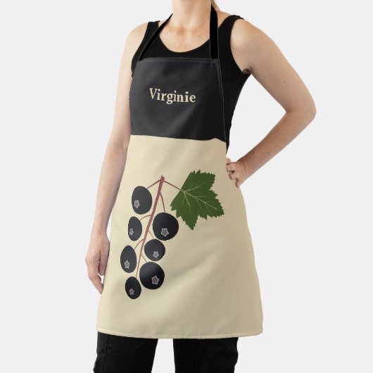 zwarte bes schort (Insitu)