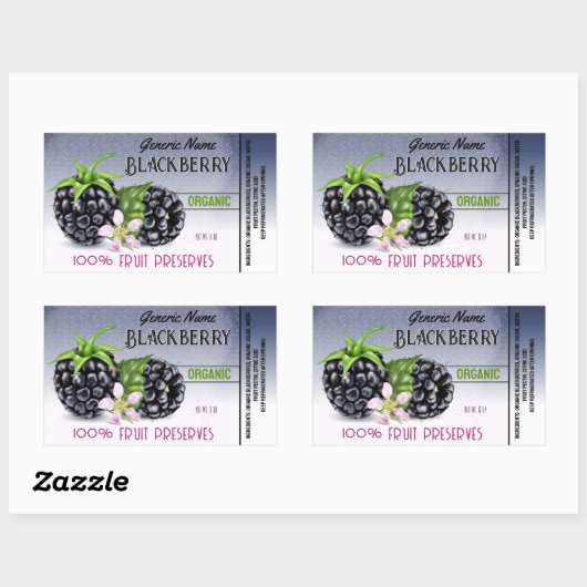 Zwarte Bescanisatie Rechthoekige Sticker (Vel)