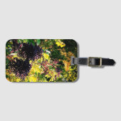 Zwarte bessen bagagelabel (Voorkant (horizontaal))