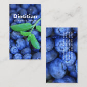 Zwarte bessen dietisch visitekaartje (Voorkant / Achterkant)