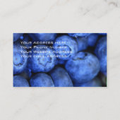 Zwarte bessen dietisch visitekaartje (Achterkant)