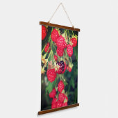 Zwarte bessen hangend wandkleed (Gebogen)