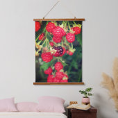 Zwarte bessen hangend wandkleed (Slaapkamer)