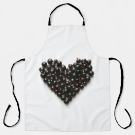 Zwarte bessen hart schort