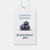 zwarte bessen-jam cadeaulabel (Voorkant)