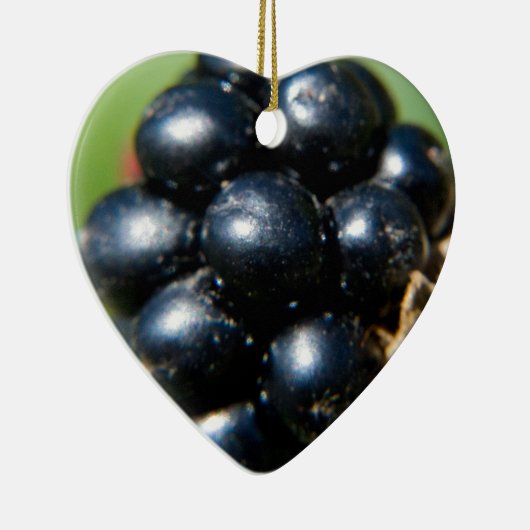Zwarte bessen keramisch ornament (Rechts)
