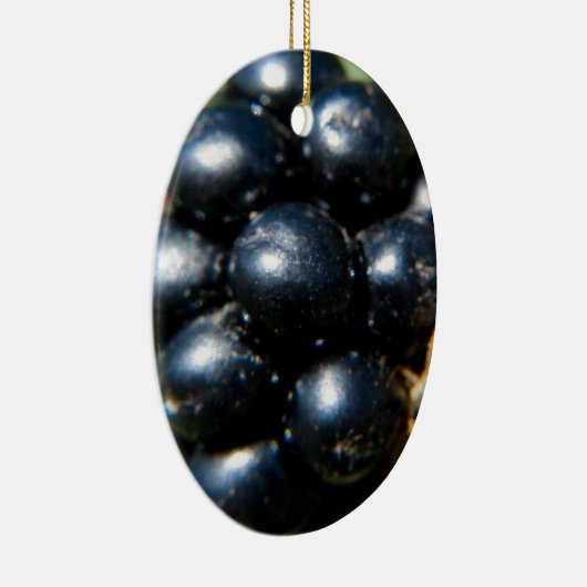 Zwarte bessen keramisch ornament (Rechts)