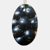 Zwarte bessen keramisch ornament (Links)