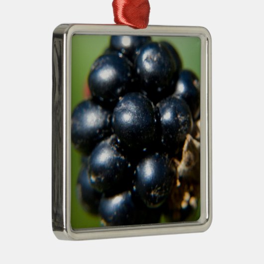 Zwarte bessen metalen ornament (Rechts)