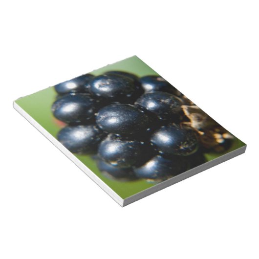 Zwarte bessen notitieblok (Schuin)