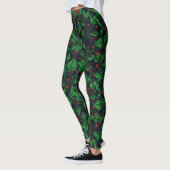 Zwarte bessen op donkergrijs leggings (Links)