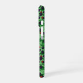 Zwarte bessen op groen iPhone 16 hoesje (Linkerkant)