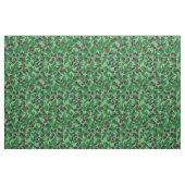 Zwarte bessen op groen stof (Yard (91,4 cm))