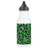 Zwarte bessen op groen waterfles (Rechts)