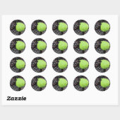 Zwarte bessen ronde sticker (Vel)