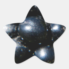 Zwarte bessen ster sticker