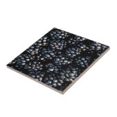 Zwarte bessen tegeltje (Zijkant)