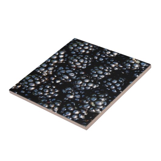 Zwarte bessen tegeltje (Zijkant)