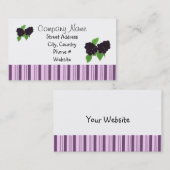 Zwarte bessen visitekaartje (Voorkant / Achterkant)