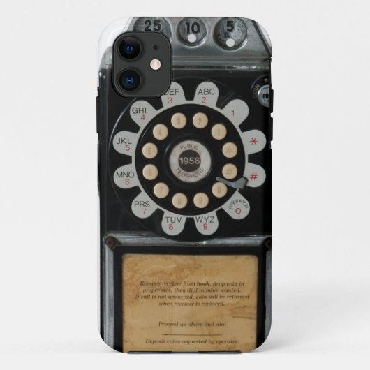 zwarte betaaltelefooncel Case-Mate iPhone case (Achterkant)