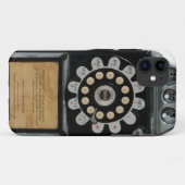 zwarte betaaltelefooncel Case-Mate iPhone case (Achterkant (horizontaal))