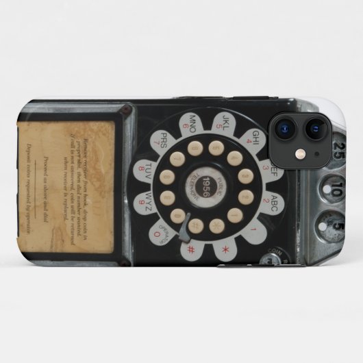 zwarte betaaltelefooncel Case-Mate iPhone case (Achterkant (horizontaal))