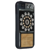 zwarte betaaltelefooncel Case-Mate iPhone case (Back/Rechts)