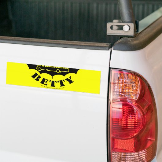 Zwarte Betty sticker 2of2 (Op Truck)