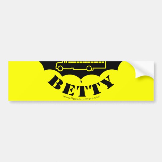 Zwarte Betty sticker 2of2 (Voorkant)