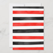 Zwarte Bewerkbare Bowling Uitnodiging (Achterkant)