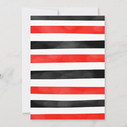 Zwarte Bewerkbare Bowling Uitnodiging (Achterkant)