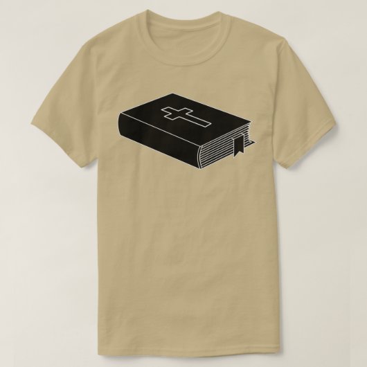 zwarte bijbel t-shirt (Design voorkant)